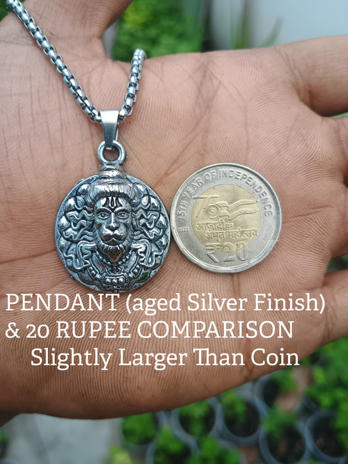 Premium Hanuman Chalisa Kavach Locket with Chain